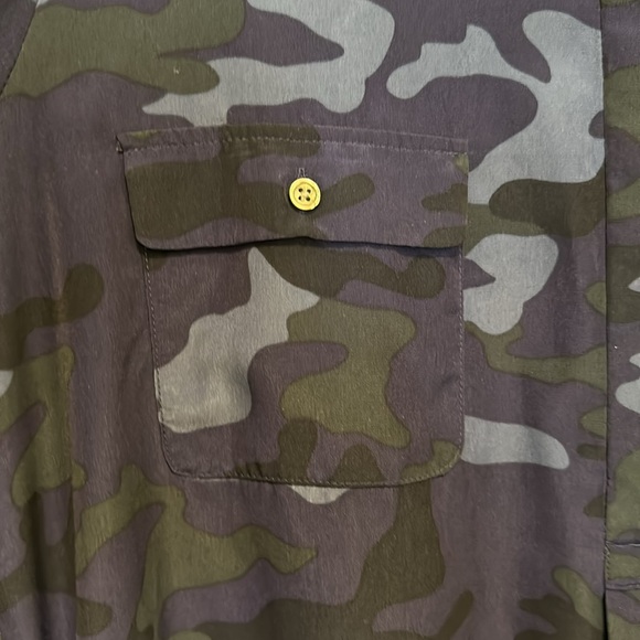 GAP NAVY FATIGUE print Tunic Dress - Picture 4 of 8